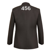 Squid Game 3 (2025) Seong Gi-hun Player 456 Black Suit Top Outfits Cosplay Costume